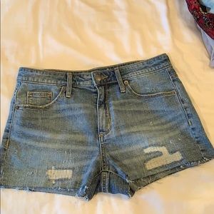 NWOT High waisted ripped jean shorts